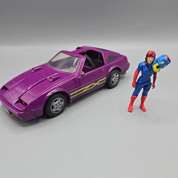 Kenner Other - Vintage Kenner M.A.S.K. Manta Purple 300ZX Vanessa Warfield Mask Good Condition